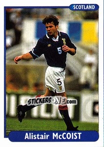 Sticker Alistair McCoist - EUROfoot 96 n. 81 - Ds