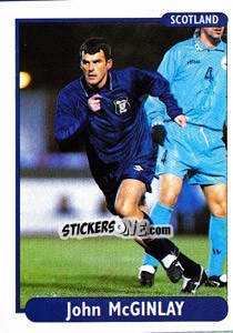 Sticker John McGinlay - EUROfoot 96 n. 82 - Ds