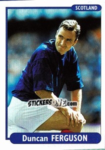 Sticker Duncan Ferguson - EUROfoot 96 n. 83 - Ds