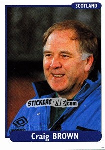 Sticker Craig Brown - EUROfoot 96 - Ds