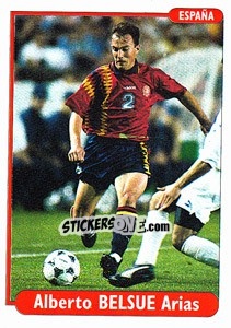 Sticker Alberto Belsue Arias - EUROfoot 96 - Ds