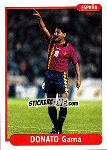 Figurina Donato Gama - EUROfoot 96 n. 94 - Ds