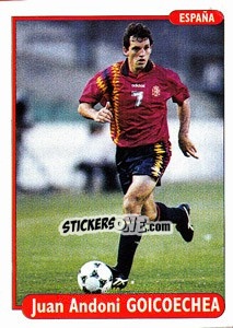 Sticker Juan Andoni Goicoechea - EUROfoot 96 n. 98 - Ds