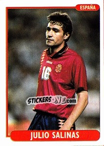 Sticker Julio Salinas - EUROfoot 96 - Ds