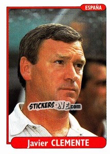 Sticker Javier Clemente - EUROfoot 96 n. 103 - Ds