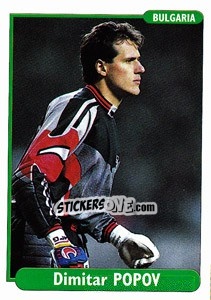 Sticker Dimitar Popov - EUROfoot 96 - Ds