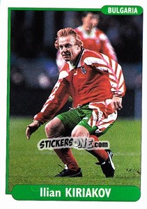 Sticker Ilian Kiriakov - EUROfoot 96 - Ds