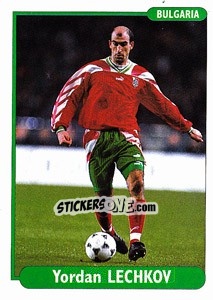 Sticker Yordan Lechkov - EUROfoot 96 - Ds