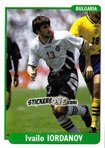 Sticker Ivailo Iordanov - EUROfoot 96 - Ds