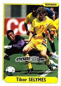 Sticker Tibor Selymes - EUROfoot 96 - Ds