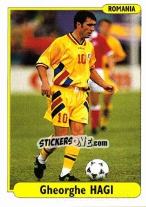 Sticker Gheorghe Hagi - EUROfoot 96 - Ds
