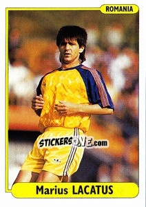 Sticker Marius Lacatus - EUROfoot 96 - Ds