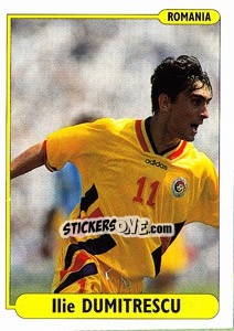 Sticker Ilie Dumitrescu - EUROfoot 96 n. 138 - Ds