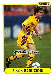 Sticker Florin Raducioiu - EUROfoot 96 - Ds