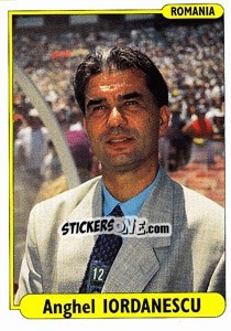 Cromo Anghel Iordanescu - EUROfoot 96 n. 141 - Ds