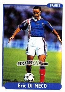 Figurina Eric Di Meco - EUROfoot 96 n. 145 - Ds