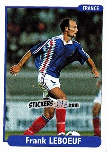 Sticker Frank Leboeuf - EUROfoot 96 - Ds
