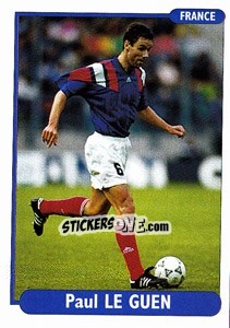 Cromo Paul Le Guen - EUROfoot 96 - Ds