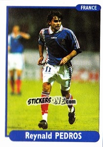 Sticker Reynald Pedros - EUROfoot 96 n. 154 - Ds