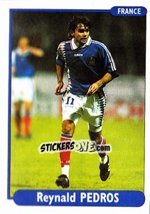 Sticker Reynald Pedros - EUROfoot 96 - Ds