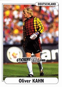 Sticker Oliver Kahn - EUROfoot 96 n. 162 - Ds