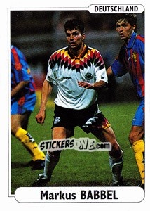 Sticker Markus Babbel - EUROfoot 96 n. 163 - Ds