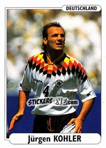 Cromo Jurgen Kohler - EUROfoot 96 n. 165 - Ds
