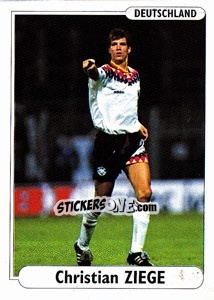 Sticker Christian Ziege - EUROfoot 96 - Ds