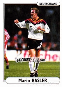 Sticker Mario Basler - EUROfoot 96 - Ds