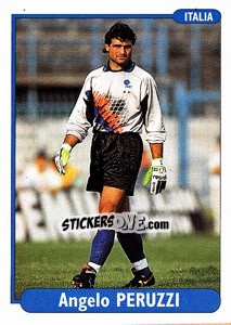 Sticker Angelo Peruzzi - EUROfoot 96 n. 180 - Ds