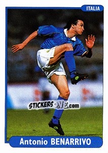 Figurina Antonio Benarrivo - EUROfoot 96 n. 182 - Ds