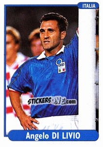 Sticker Angelo Di Livio - EUROfoot 96 - Ds