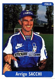 Sticker Arrigo Sacchi - EUROfoot 96 - Ds