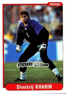 Sticker Dmitri Kharin - EUROfoot 96 n. 200 - Ds