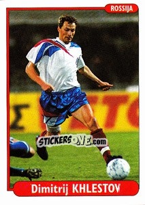 Sticker Dmitri Khlestov - EUROfoot 96 n. 201 - Ds