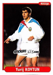 Sticker Yuri Kovtun - EUROfoot 96 - Ds