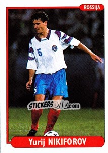 Sticker Yuri Nikiforov - EUROfoot 96 n. 203 - Ds