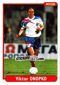 Sticker Viktor Onopko - EUROfoot 96 n. 206 - Ds