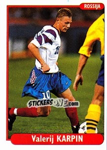 Sticker Valeri Karpin - EUROfoot 96 - Ds