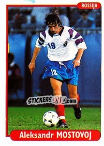 Cromo Aleksandr Mostovoi - EUROfoot 96 - Ds