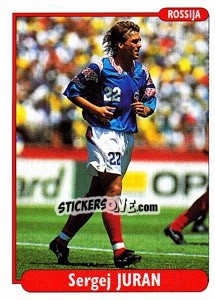 Sticker Sergei Juran - EUROfoot 96 n. 213 - Ds