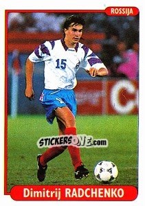 Sticker Dmitri Radchenko - EUROfoot 96 n. 215 - Ds