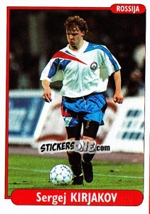 Sticker Sergei Kirjakov - EUROfoot 96 - Ds