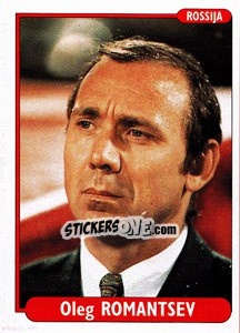 Sticker Oleg Romantsev - EUROfoot 96 n. 217 - Ds