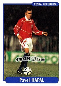 Sticker Pavel Hapal - EUROfoot 96 - Ds