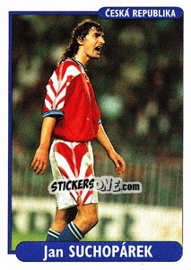 Sticker Jan Suchoparek - EUROfoot 96 n. 222 - Ds