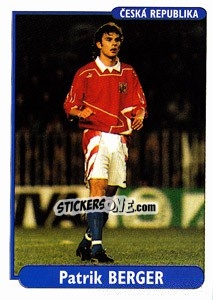 Sticker Patrik Berger - EUROfoot 96 - Ds