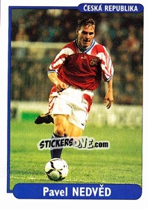 Sticker Pavel Nedved - EUROfoot 96 n. 230 - Ds