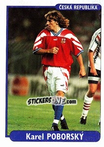 Sticker Karel Poborsky - EUROfoot 96 n. 231 - Ds