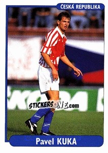 Sticker Pavel Kuka - EUROfoot 96 n. 232 - Ds